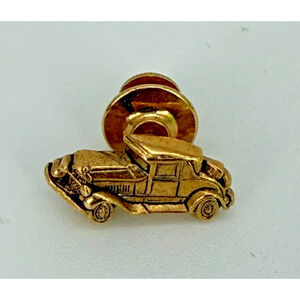 Vintage AVON 1929 Model A Ford Car Lapel Pin Gold Tone Collectible Tie Tack
